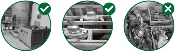 Transporting industrial valve guidelines