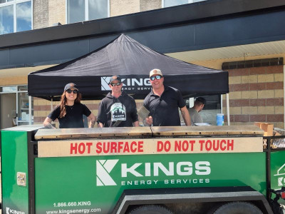 Kings BBQ trailer in Grande Prairie