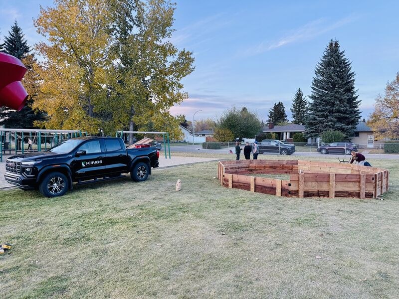 New gaga ball pit at G.W. Smith Elementary
