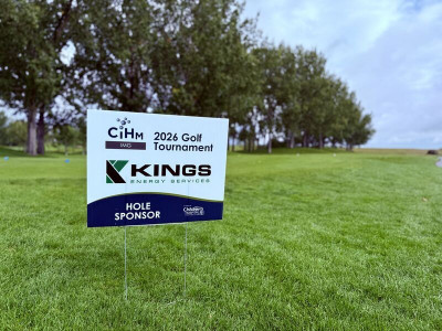 Kings Energy Services hole sponsor sign